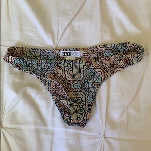 Beach Riot Cheeky Bikini Bottom Aztec Size Small